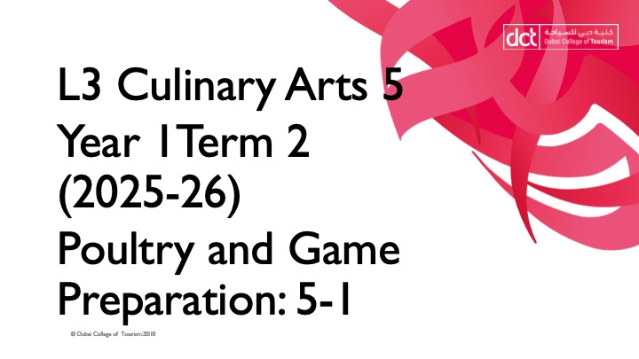 HOS03015RU22-N Poultry and Game Preparation:5-1:252 2025-2026
