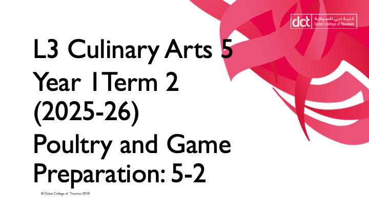 HOS03015RU22-N Poultry and Game Preparation:5-2:252 2025-2026